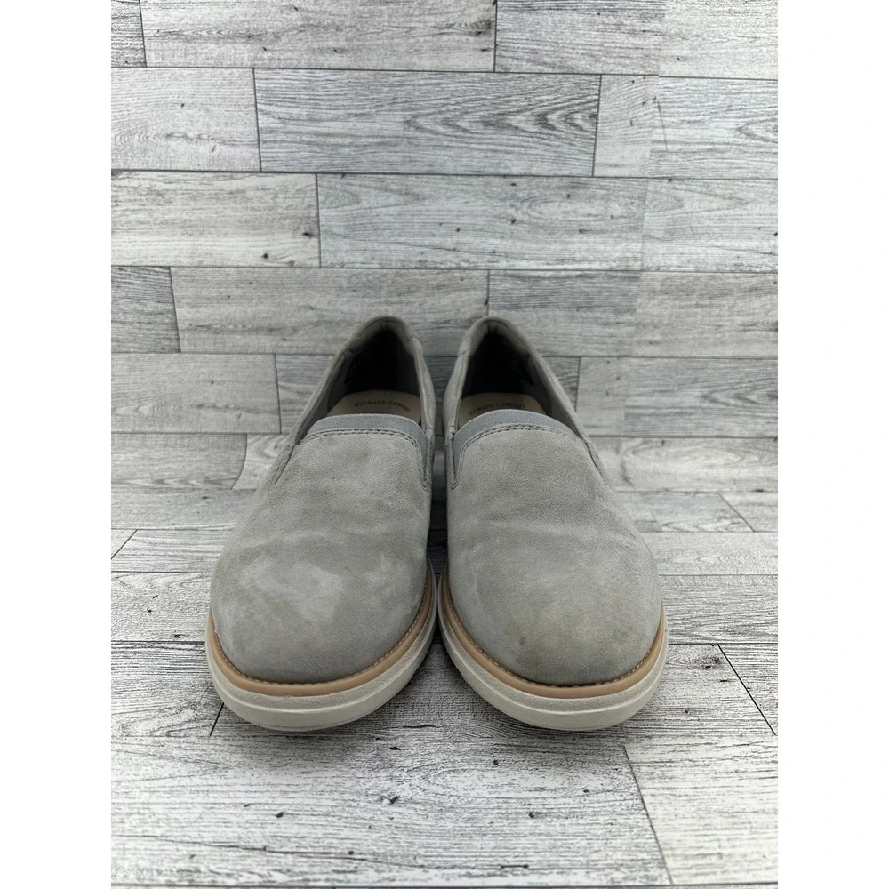 Clarks‎ Collection Womens Gray Suede Slip On Ultimate Comfort Shoes Size  8M